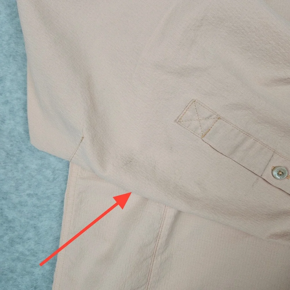 Simms (Men's 3XL) Pink Shirt Fishing Outdoor Guide Performance Vented Breathable